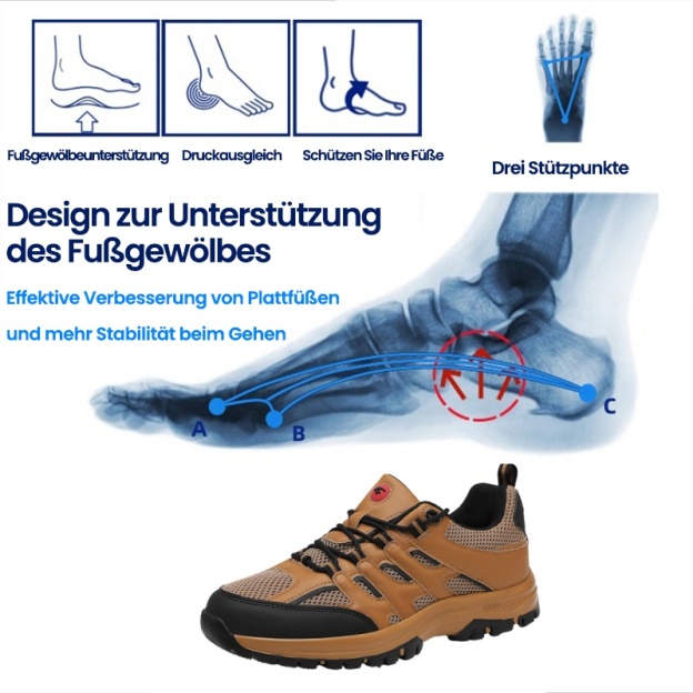 [70 % Rabatt am letzten Tag – endet bald] 🔥 Ergonomisch geformte Freizeitschuhe für Herren zur Schmerzlinderung ✅ Fußgewölbeunterstützung für bequemes Gehen