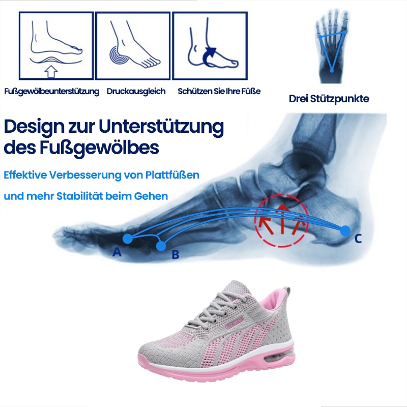 [Letzter Tag 70 % Rabatt – endet bald] 🔥 Ergonomisch gestaltete Freizeitschuhe für Damen👢 Fußgewölbeunterstützung ✅ Schmerzlinderung für bequemes Gehen