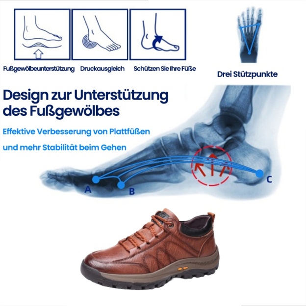 (🎉50 % Rabatt am letzten Tag, nicht verpassen) 🐂Freizeitschuhe aus australischem Kalbsleder 👞Handgenäht ✅Fußgewölbeunterstützung – bequemes Gehen