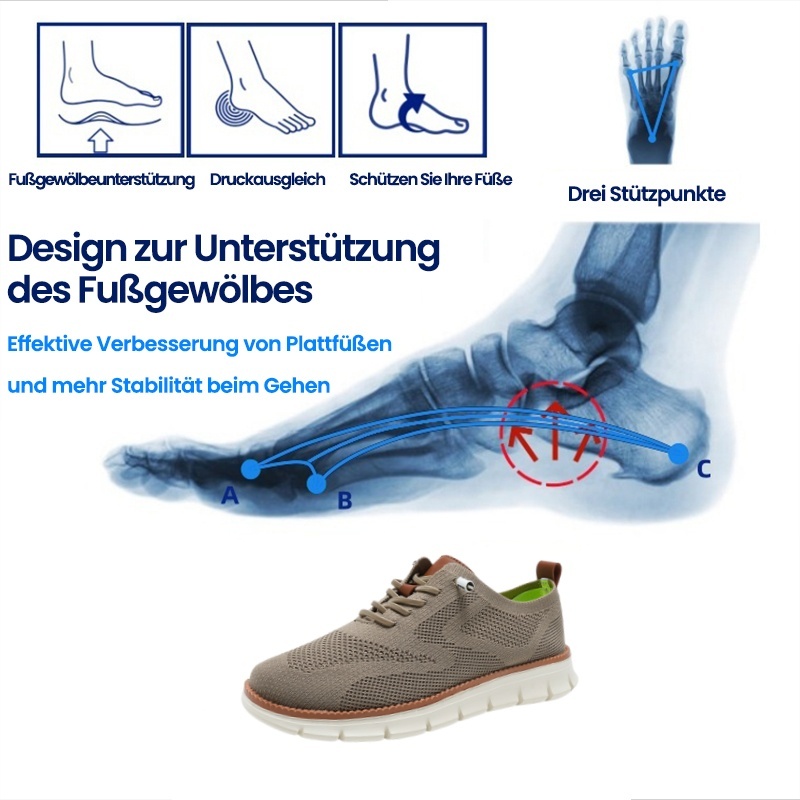 [Letzter Tag 70 % Rabatt – endet bald] 🔥 Ergonomisch gestaltete Freizeitschuhe für Herren 👞 Lindert Gehschmerzen ✅ Fußgewölbeunterstützung für bequemes Gehen