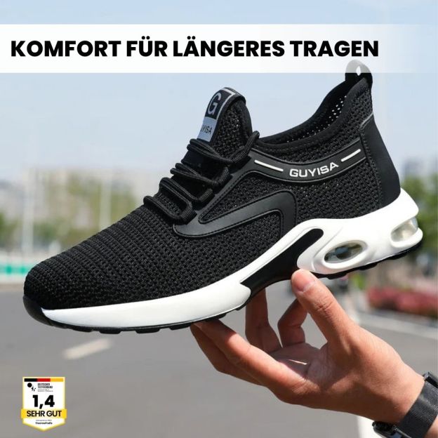Orthostahl - ergonomischer und schmerzlindernder Sicherheitsschuh - Zertifiziert nach EN ISO 20345