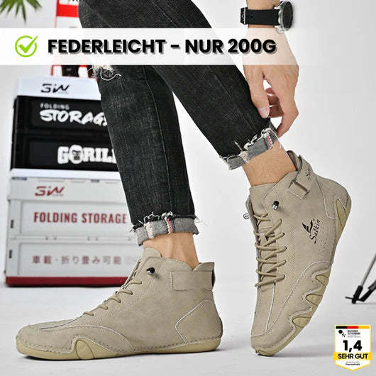 Alpaka - orthopädische, wasserdichte & rutschfeste Leder-Barfußschuhe