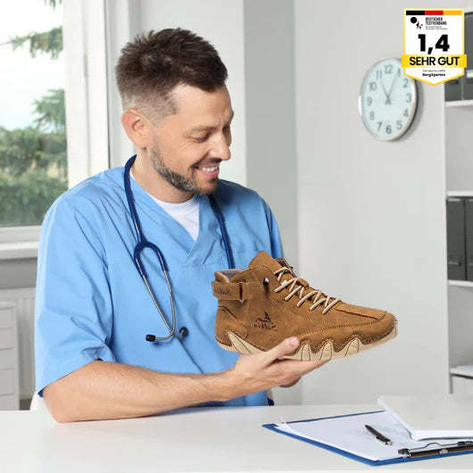 Alpaka - orthopädische, wasserdichte & rutschfeste Leder-Barfußschuhe