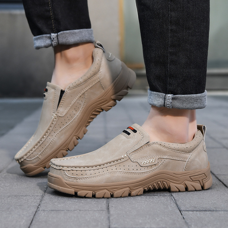 (🎉 Letzter Tag 70 % Rabatt, endet bald) 🐂 Orthopädische Herrenschuhe aus Kalbsleder👞 Fußgewölbeunterstützung✅ Lindert Fußschmerzen – Bequemes Gehen