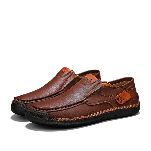 [Letzter Tag 70 % Rabatt – Endet bald] 🔥 Freizeitschuhe aus Kalbsleder für Herren 👞 Handgenäht ✅ Fußgewölbeunterstützung für bequemes Gehen