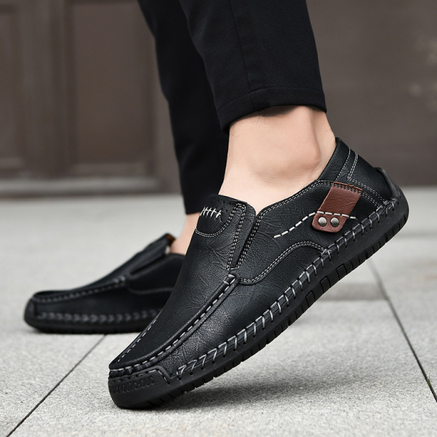 [Letzter Tag 70 % Rabatt – Endet bald] 🔥 Freizeitschuhe aus Kalbsleder für Herren 👞 Handgenäht ✅ Fußgewölbeunterstützung für bequemes Gehen