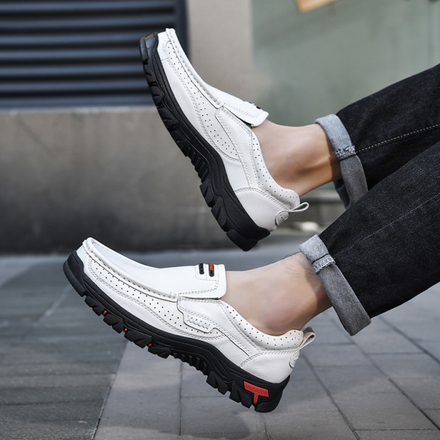 (🎉 Letzter Tag 70 % Rabatt, endet bald) 🐂 Orthopädische Herrenschuhe aus Kalbsleder👞 Fußgewölbeunterstützung✅ Lindert Fußschmerzen – Bequemes Gehen