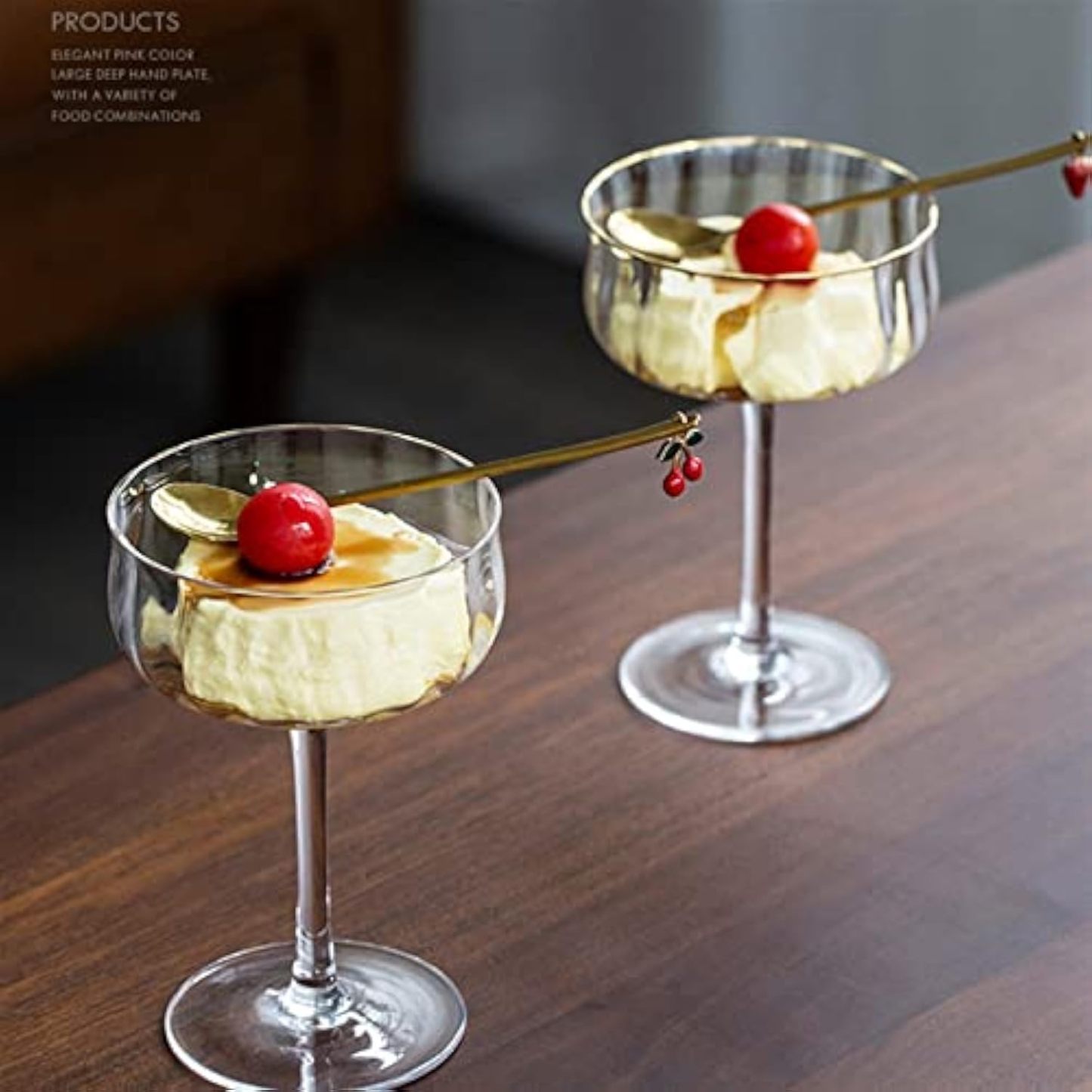 Transparent Tulip Dessert Cup
