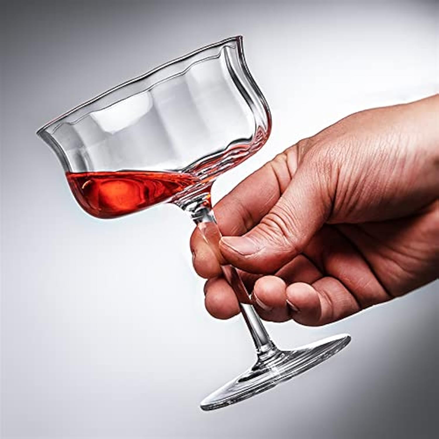 Transparent Tulip Dessert Cup