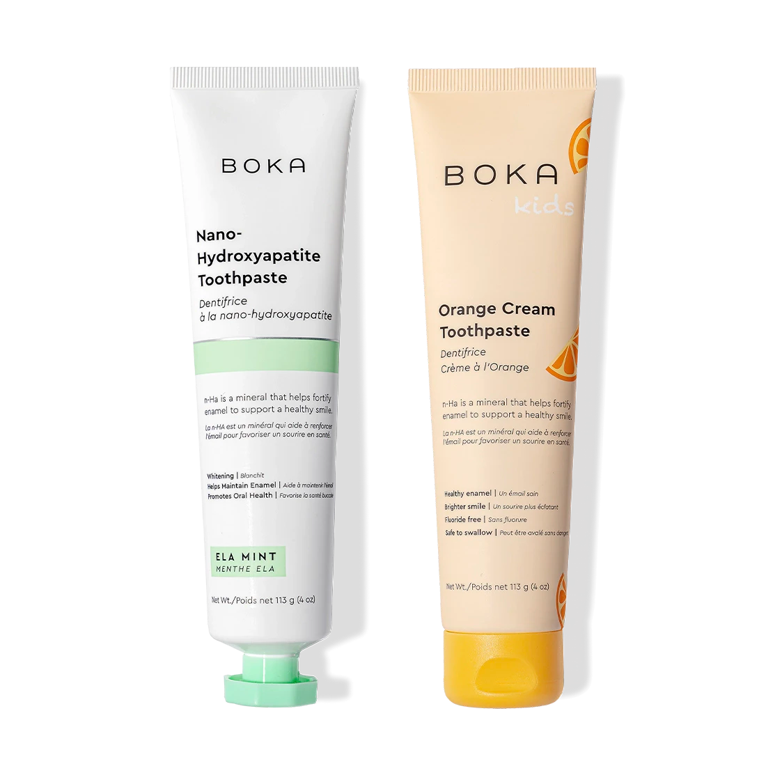 N-Ha Toothpaste 2-Pack with nano-hydroxyapatite to fortify enamel and remineralize teeth.