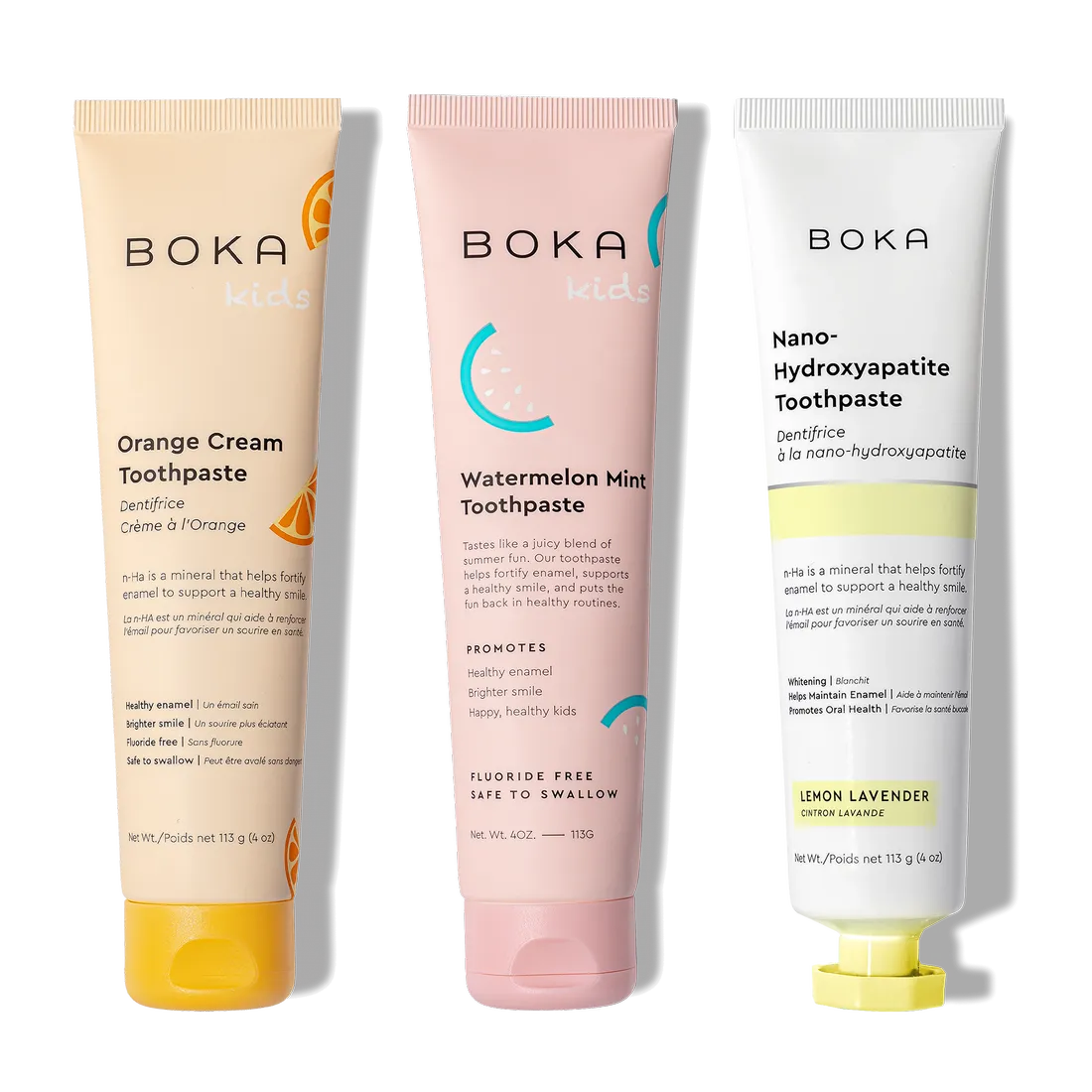 N-Ha Toothpaste Family 3 Pack offers kid-approved flavors for healthy brushing habits.