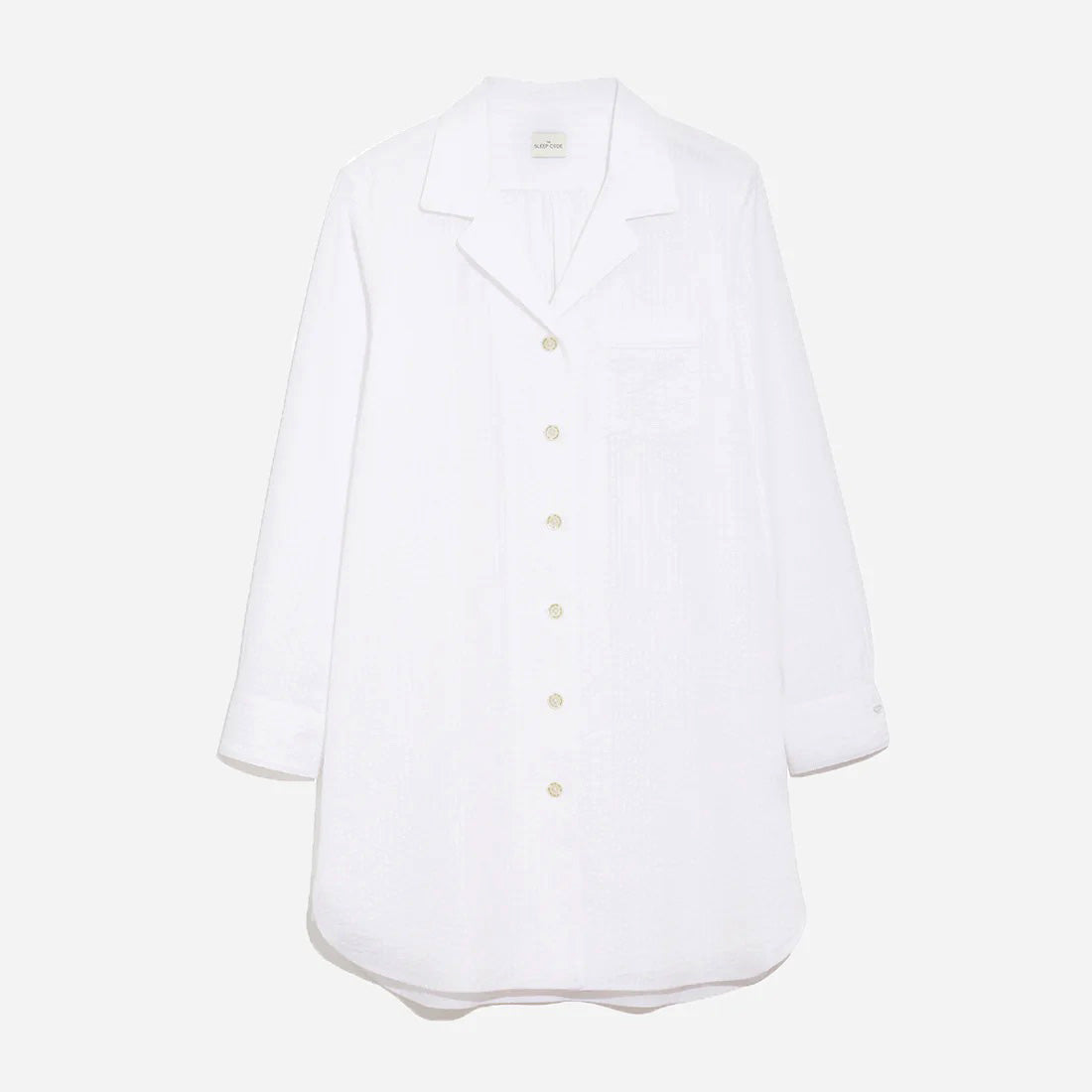 Made from high-quality seersucker cotton, this night shirt envelops you in lightweight, breathable fabric that keeps you cool and comfortable throughout the night. The unique puckered texture of seersucker allows for enhanced airflow, making it the ideal choice for warm summer nights or those who prefer a breathable sleepwear option. Our night shirt features a relaxed fit that drapes beautifully on the body, providing unrestricted movement and ensuring a cozy and relaxed feel.