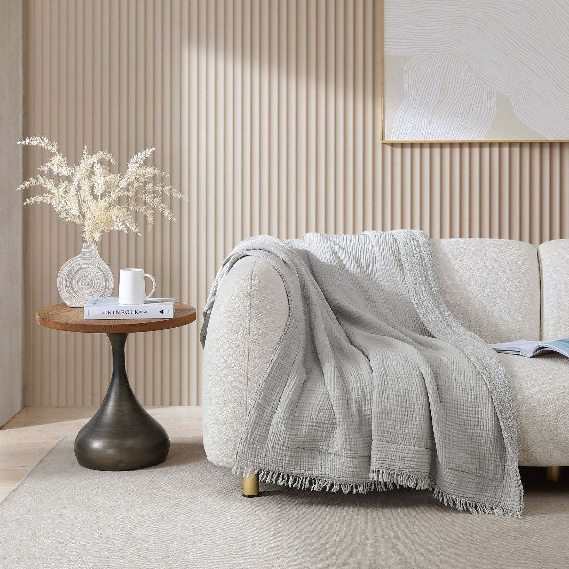 Snug Muslin Throw
