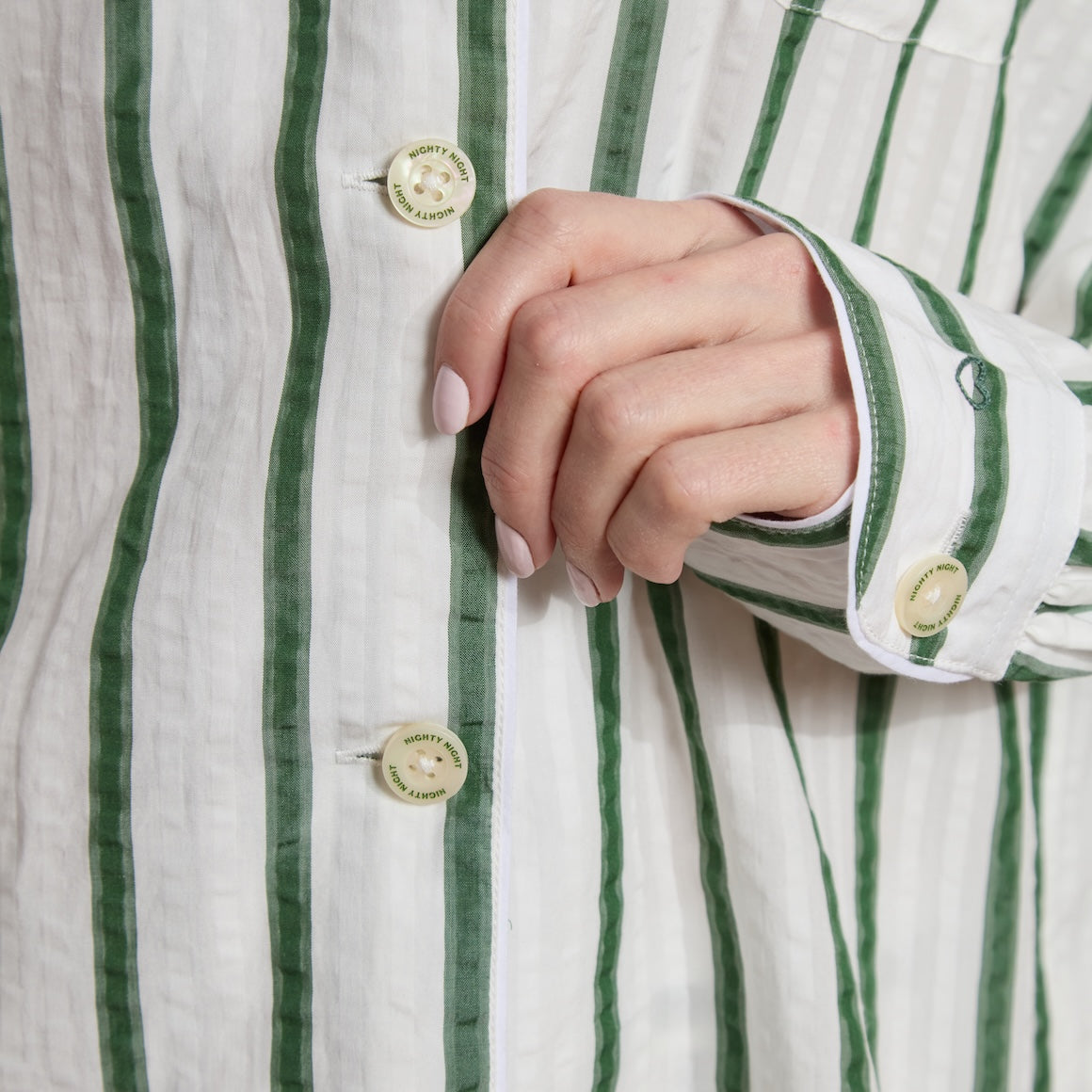 Striped Tencel™ Long PJ Set