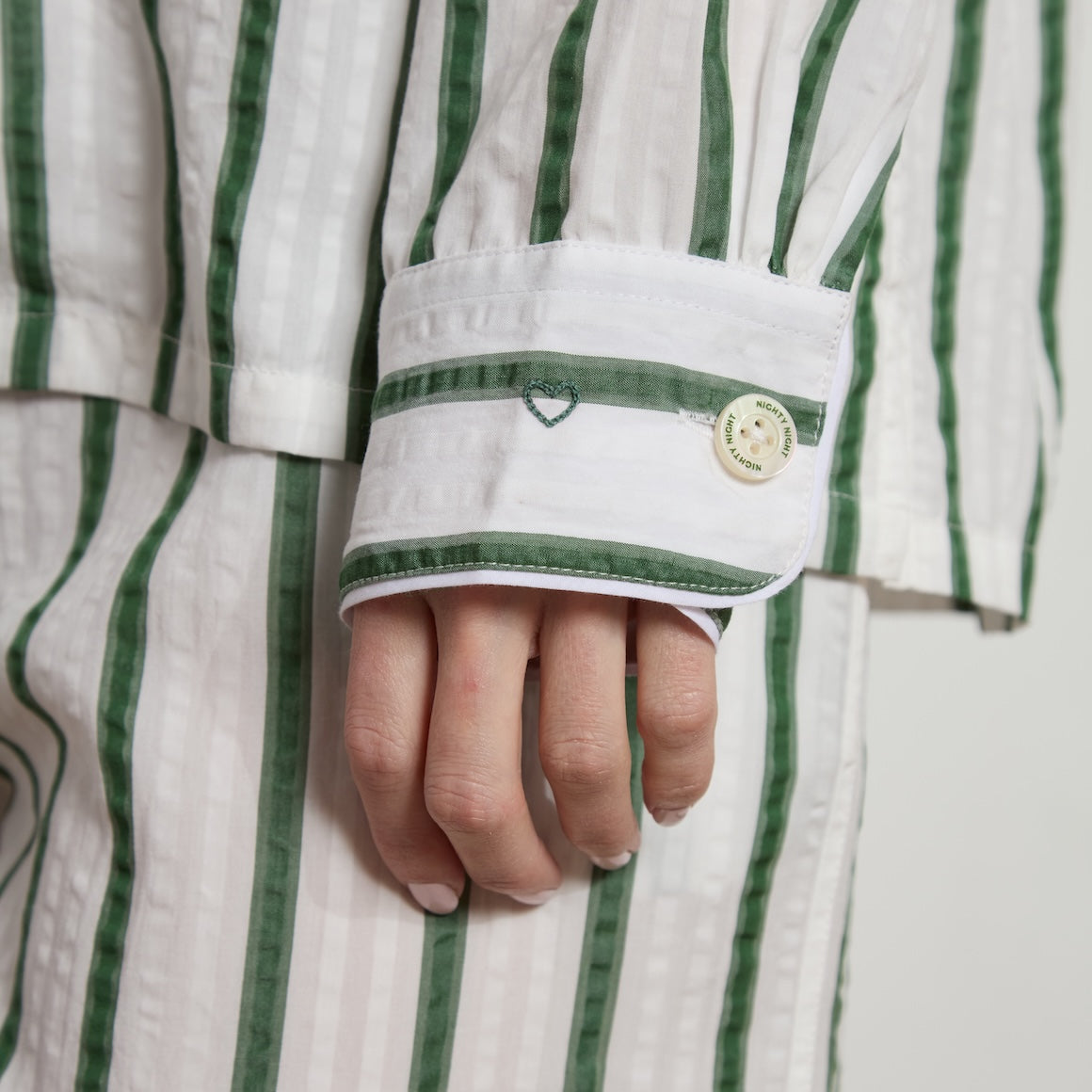 Striped Tencel™ Long PJ Set