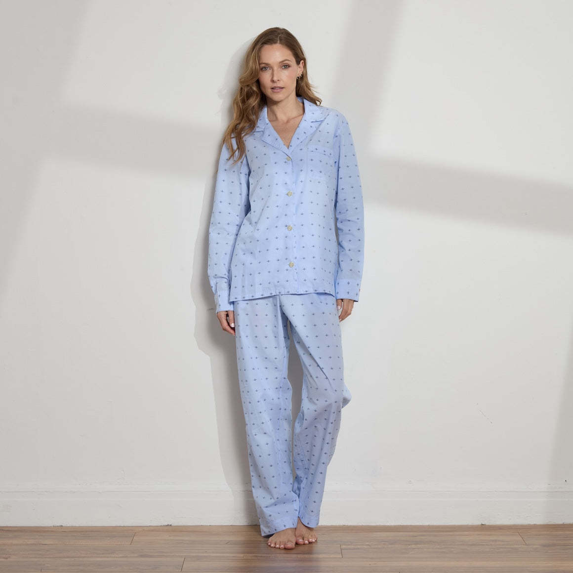 Dobby Cotton Long PJ Set