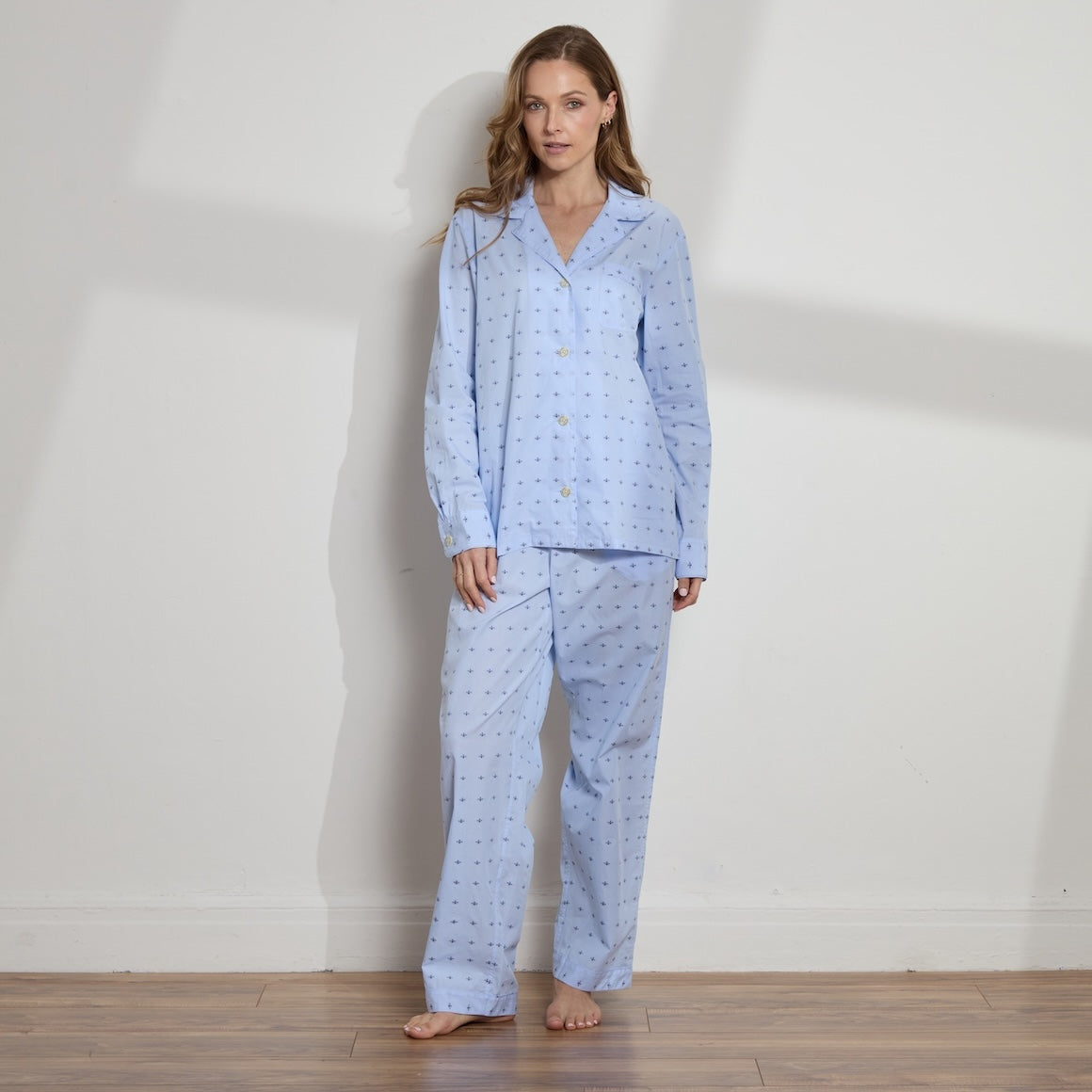 Dobby Cotton Long PJ Set
