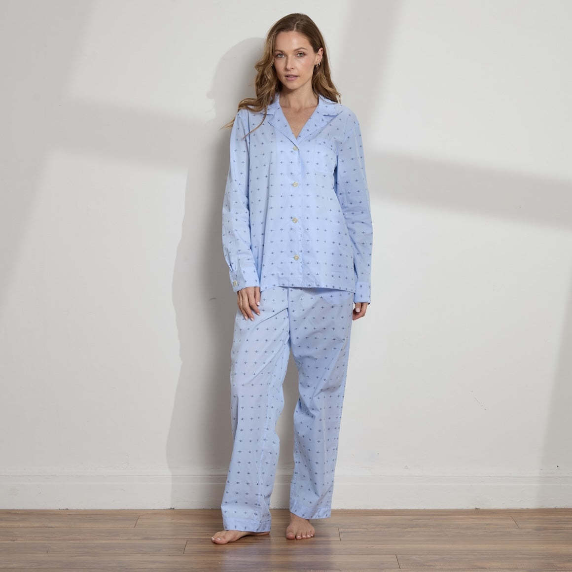Dobby Cotton Long PJ Set