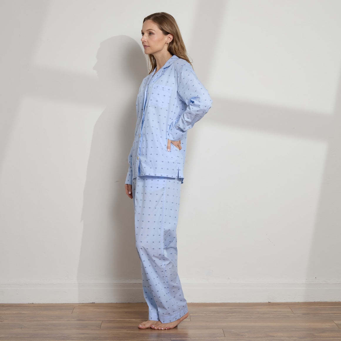 Dobby Cotton Long PJ Set