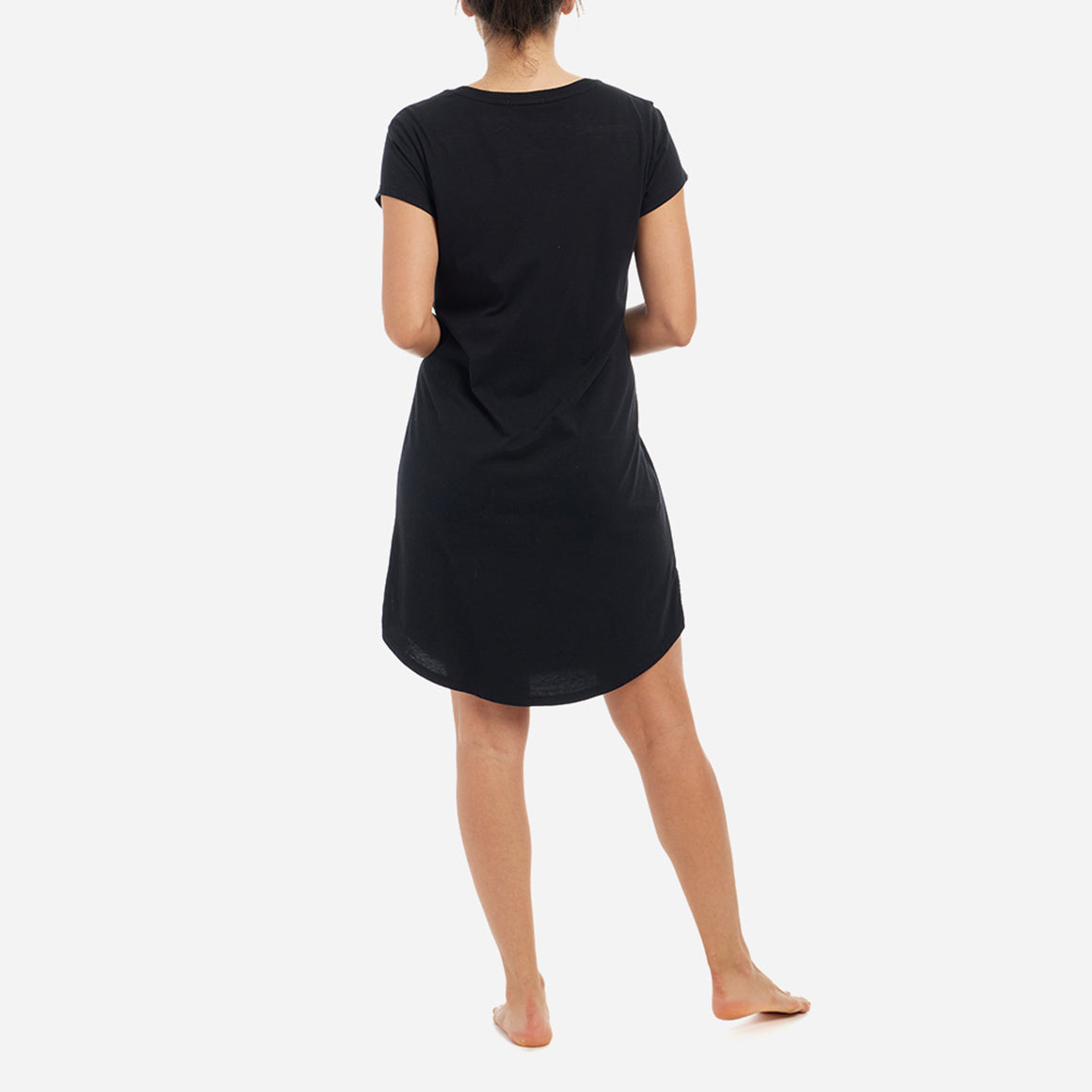 The Carissa Sleep Shirt features a classic silhouette with a modern twist. Its relaxed fit allows for ease of movement, while the tailored details and delicate trim add a touch of sophistication to your sleepwear. The longer knee-length provides coverage and comfort, making it an ideal choice for lounging around the house in style.