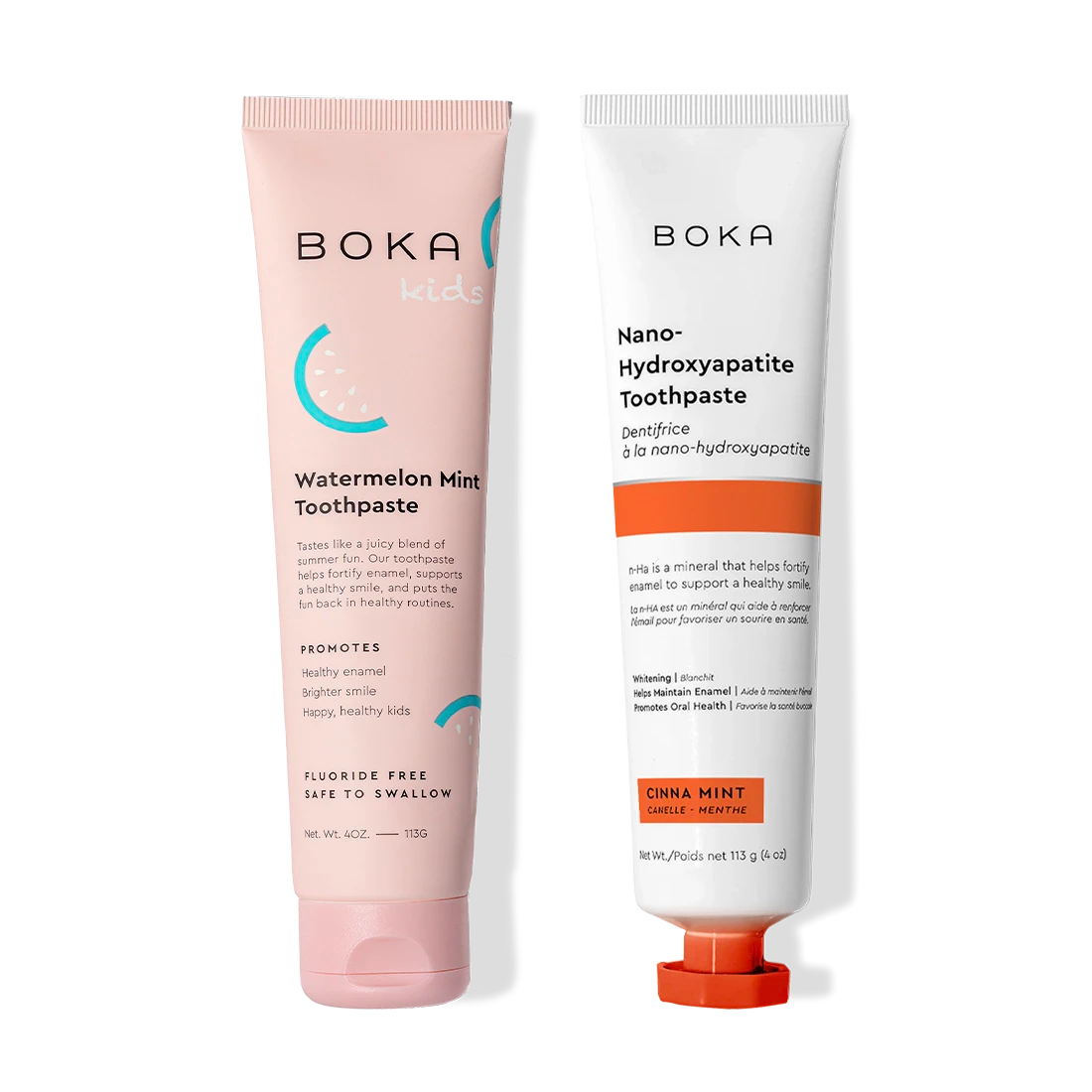 N-Ha Toothpaste 2-Pack, with nano-hydroxyapatite to remineralize teeth for all ages.