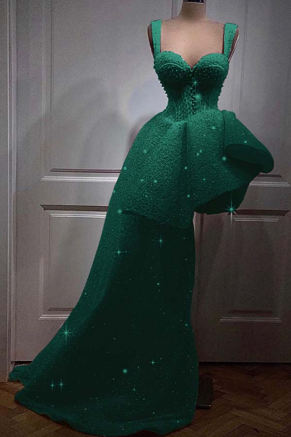 Spaghetti Strap Sweetheart Sleeveless Short Prom Dress With Sequins