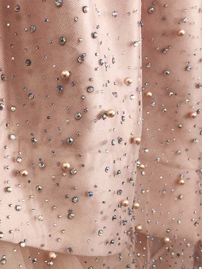 Asymmetrical High Low A-Line Princess Flower Girl Dresses with Beading