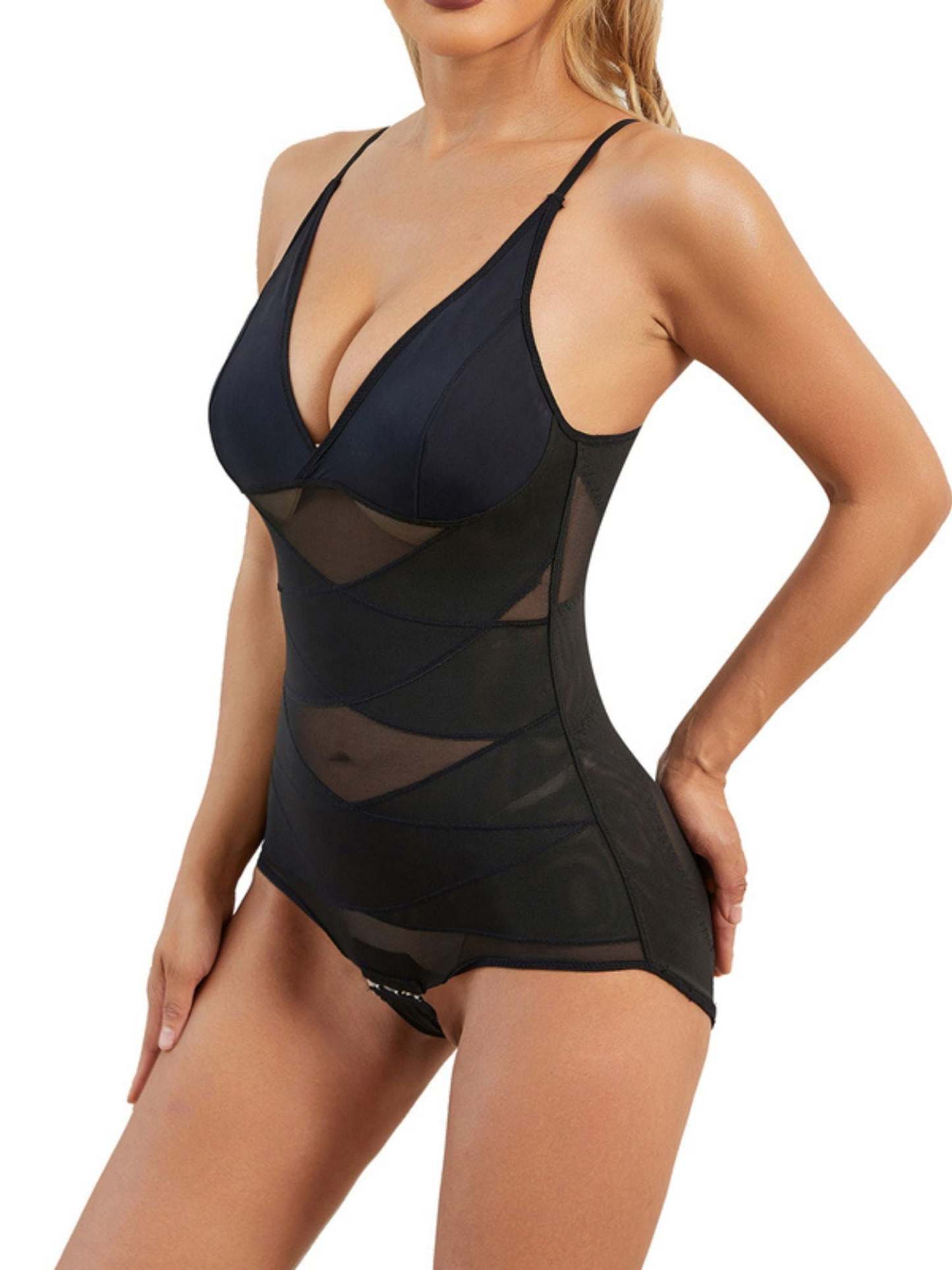 Classic V-Neck Mesh Shapewear for Women, Comfortable and Charming