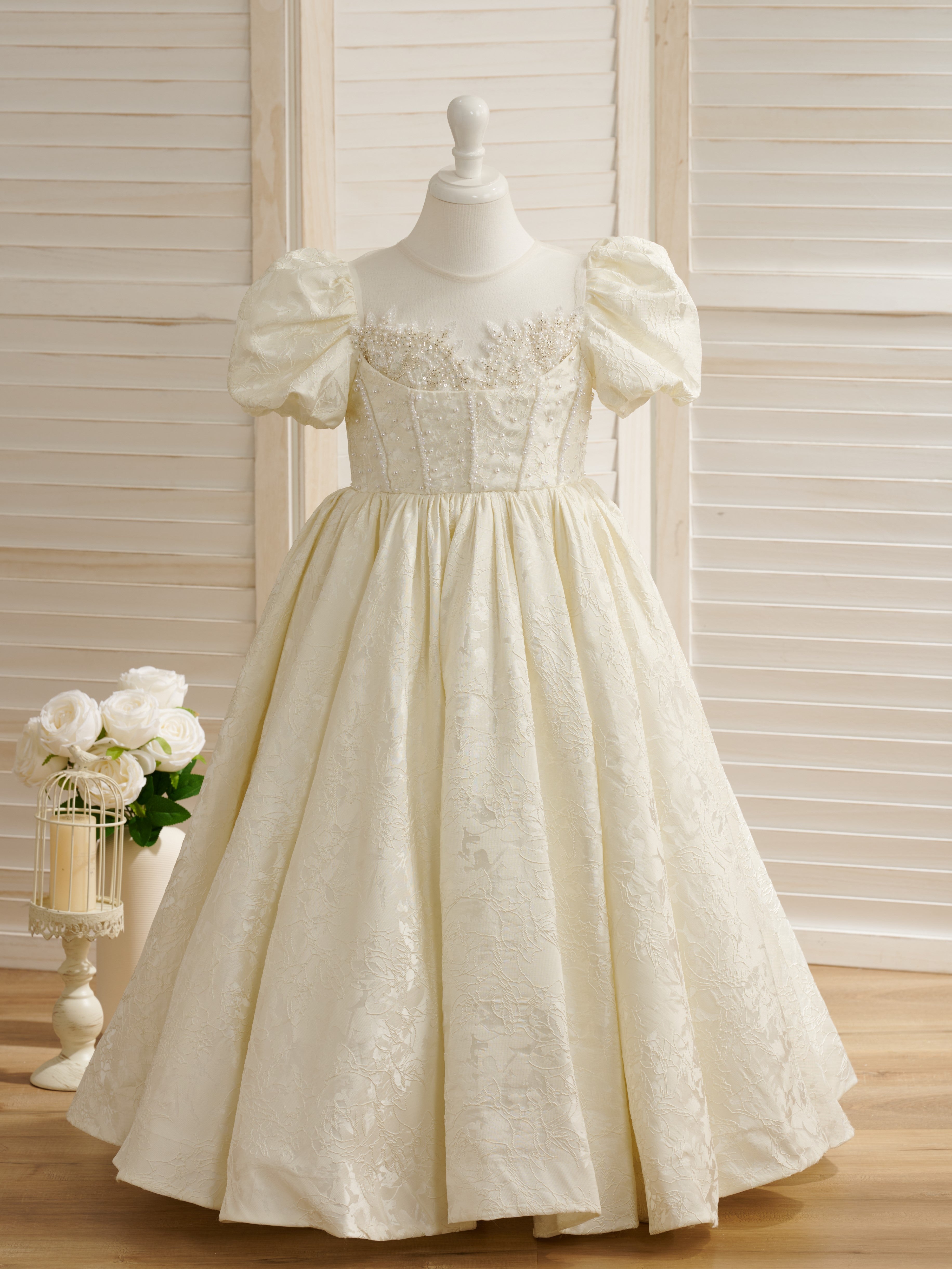 Flower Girl Dresses in Princess Ball Gown Style