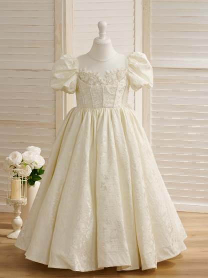 Flower Girl Dresses in Princess Ball Gown Style