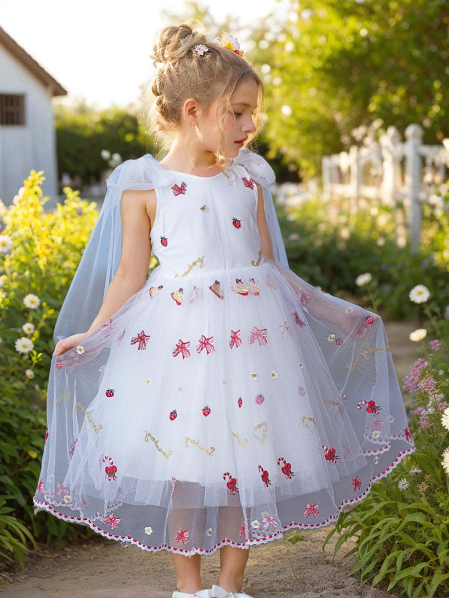 Knee-length Dress for Baby Girls in Tulle