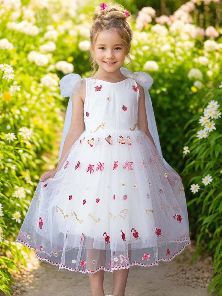 Knee-length Dress for Baby Girls in Tulle