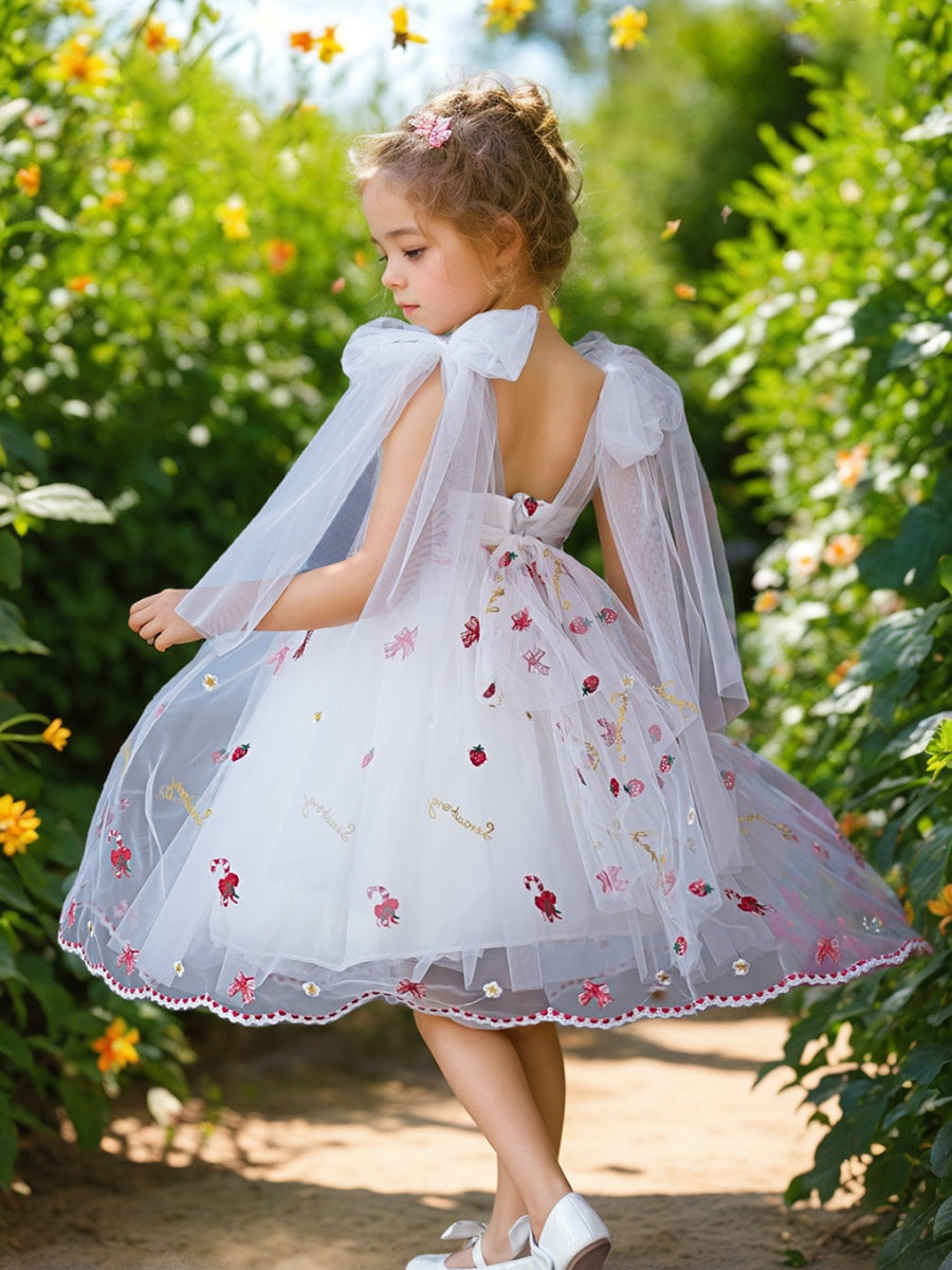 Knee-length Dress for Baby Girls in Tulle