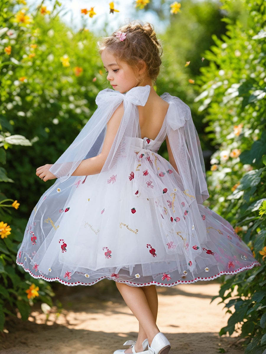 Knee-length Dress for Baby Girls in Tulle