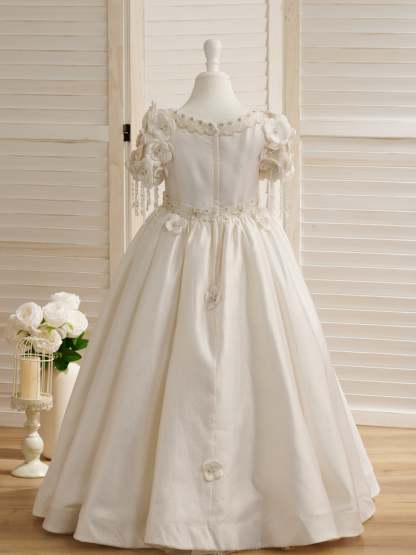 Princess Ball-Gown Flower Girl Dress for First Communion