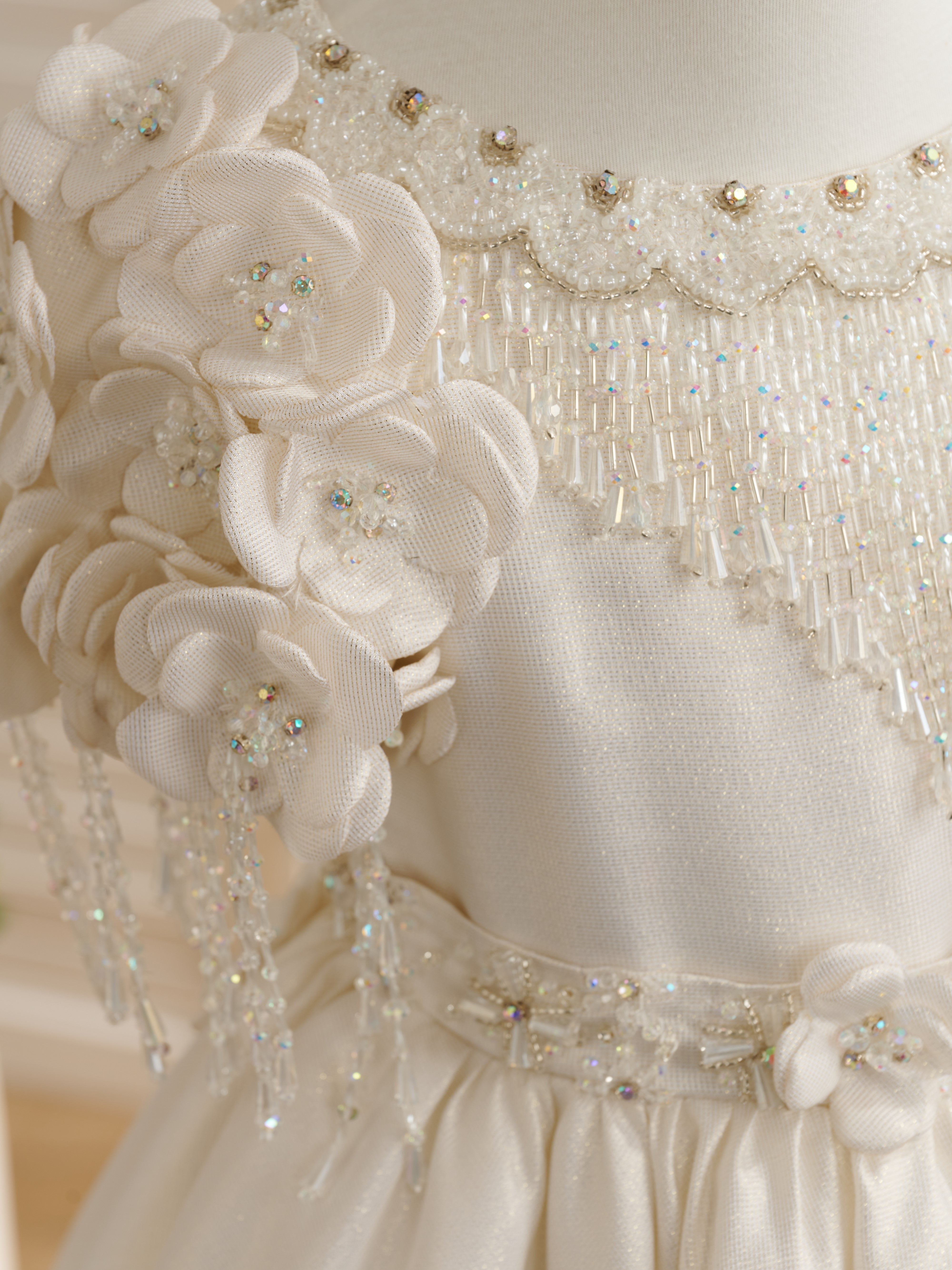 Princess Ball-Gown Flower Girl Dress for First Communion