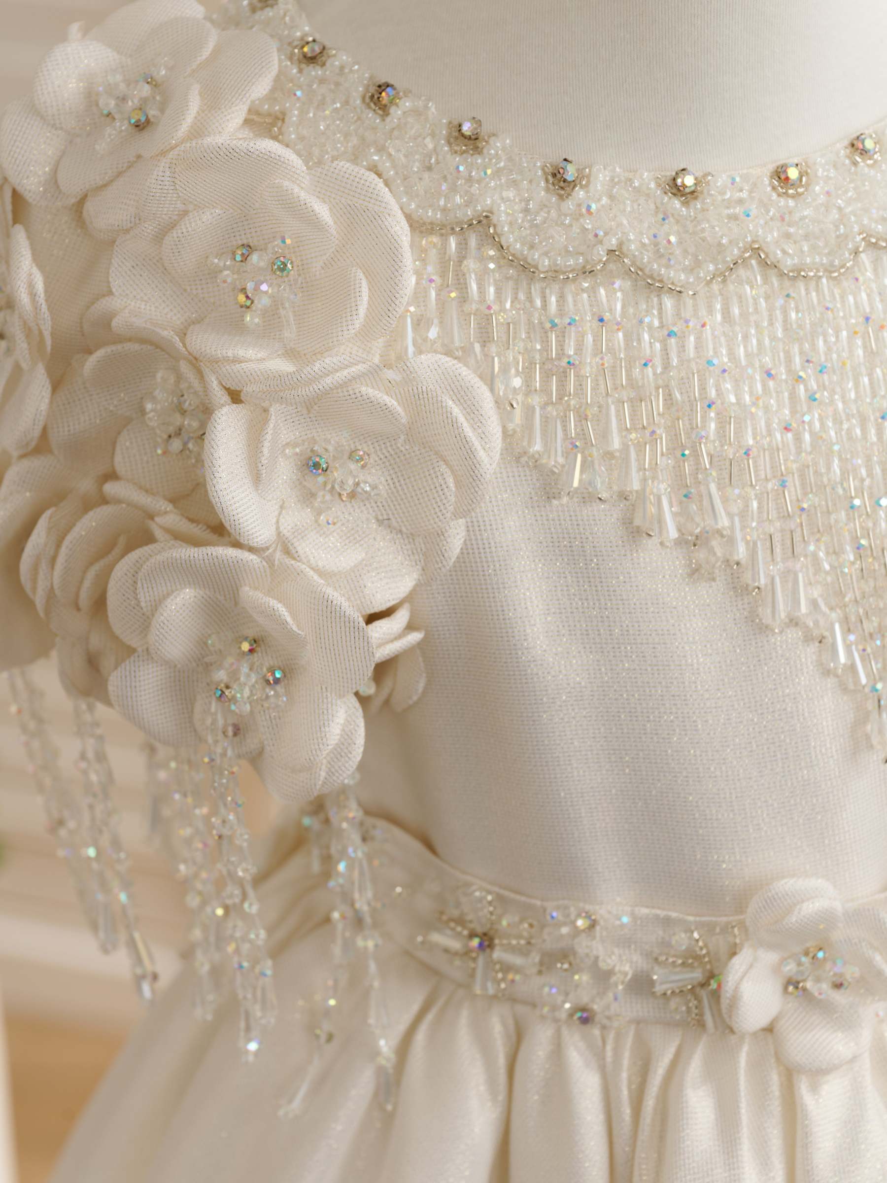 Princess Ball-Gown Flower Girl Dress for First Communion