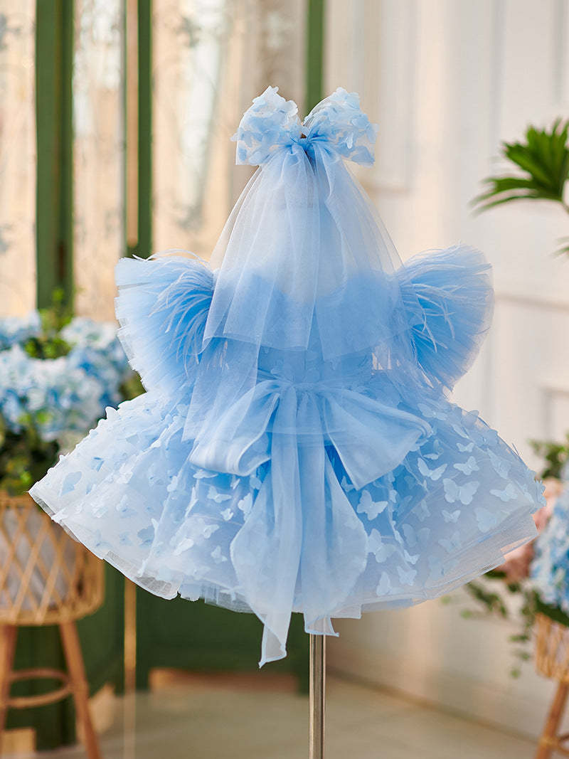 Baby Girl's Knee-Length Party Dress in Tulle