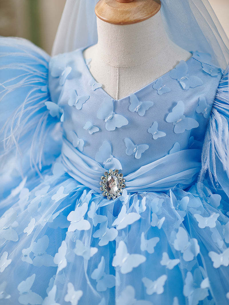 Baby Girl's Knee-Length Party Dress in Tulle