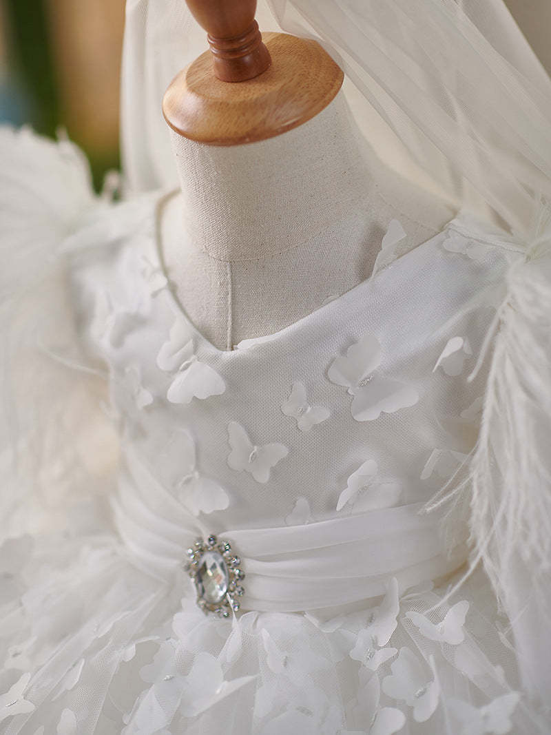 Baby Girl's Knee-Length Party Dress in Tulle