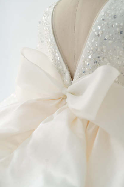 Short Sequins Tulle Princess Ball-Gown Dress