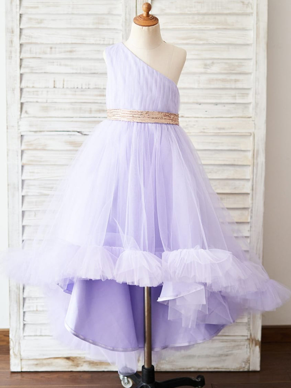 Tulle Dress with A-line Silhouette