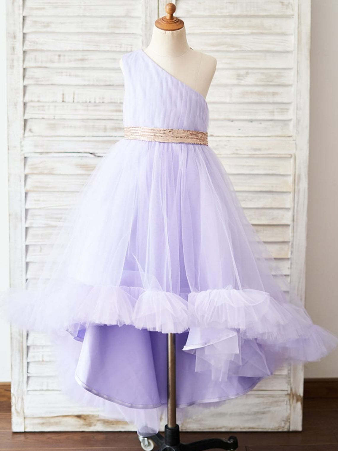 Tulle Dress with A-line Silhouette
