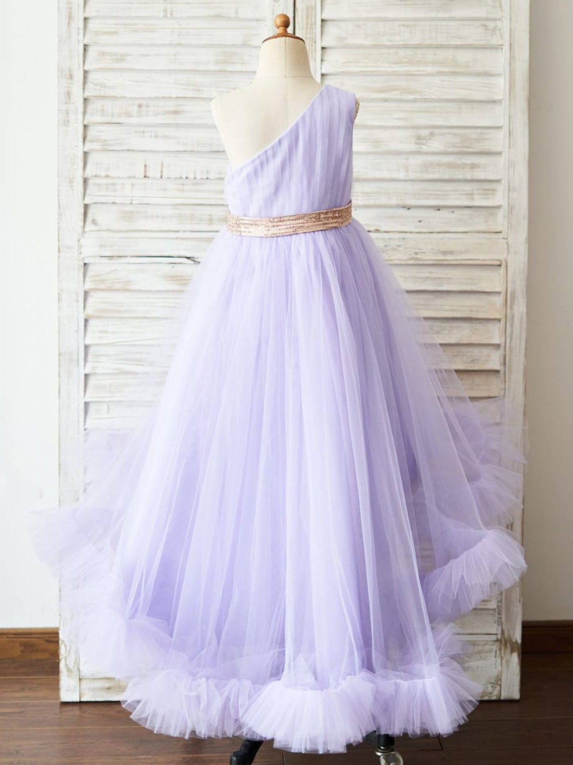 Tulle Dress with A-line Silhouette