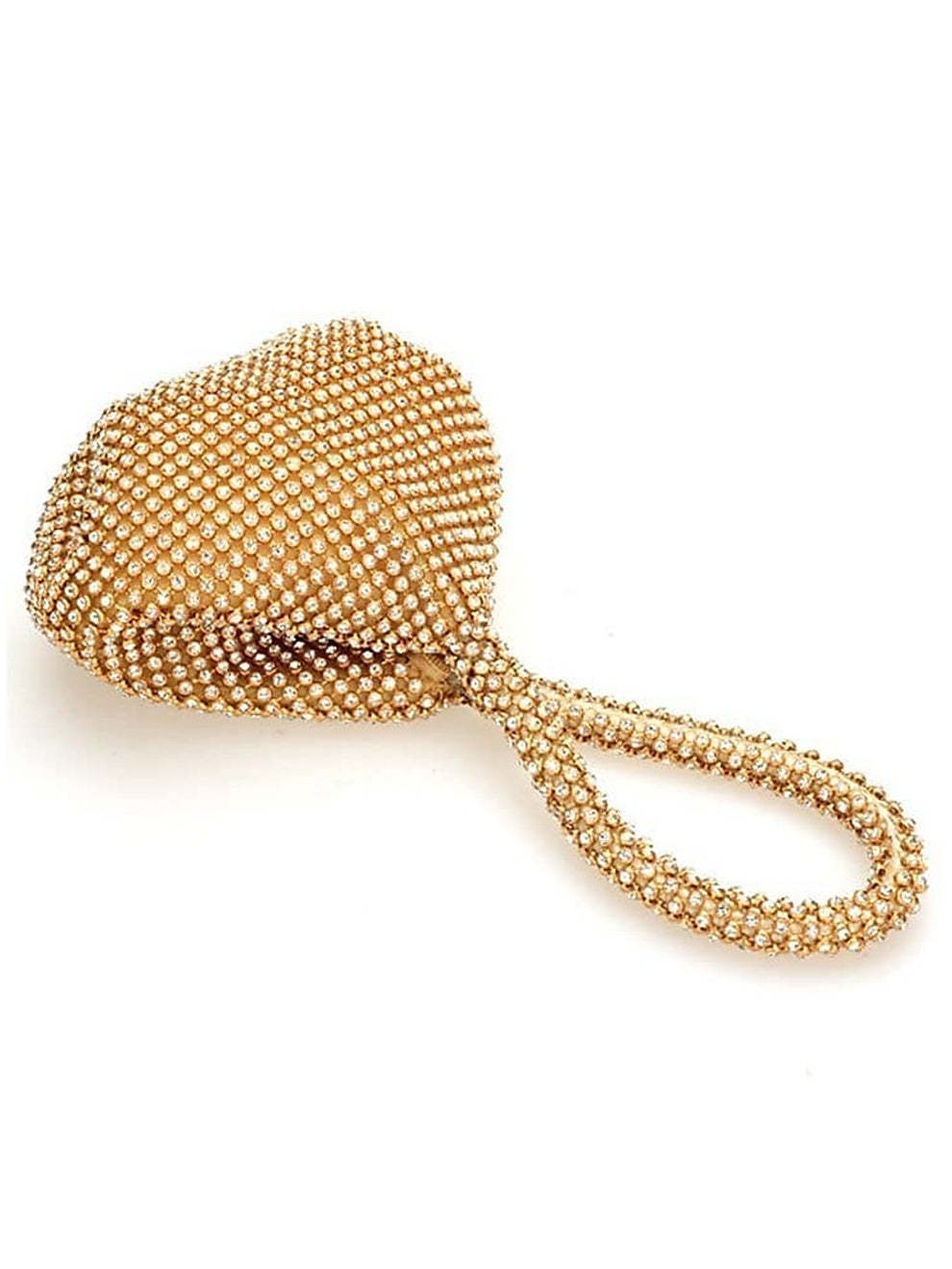 Unique Gorgeous Rhinestone Polyester Clutch Handbags