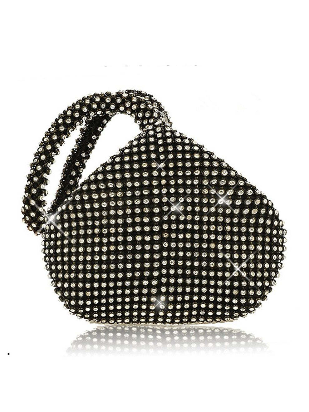 Unique Gorgeous Rhinestone Polyester Clutch Handbags