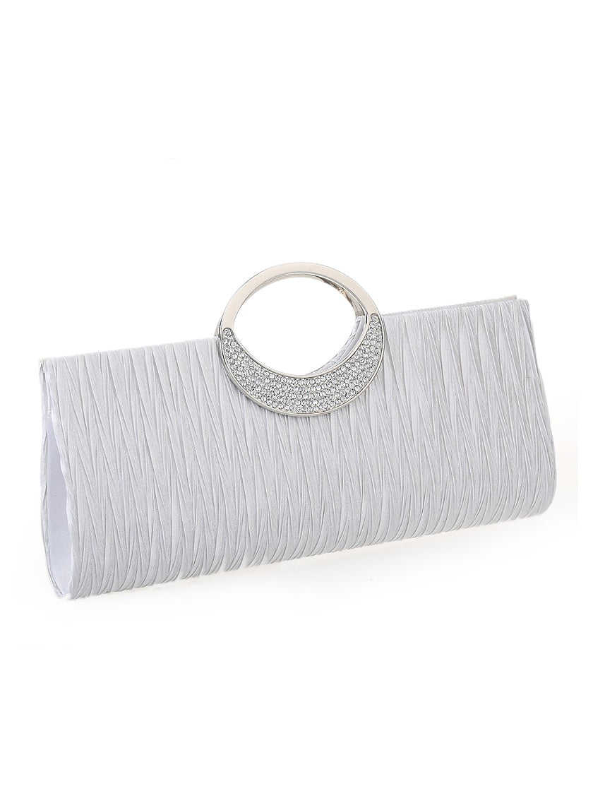 Satin Handbags for Wedding Party Clutches