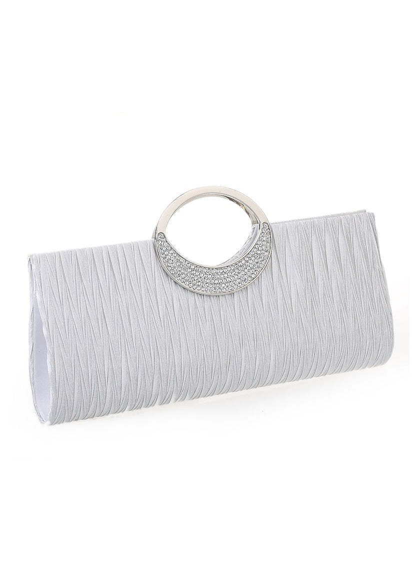 Satin Handbags for Wedding Party Clutches