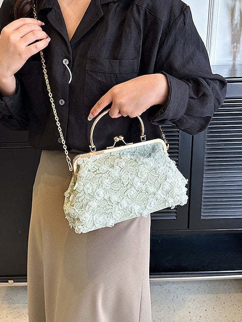 Lightweight Synthetic Solid Color Handbags & Evening Bags with Large Capacity