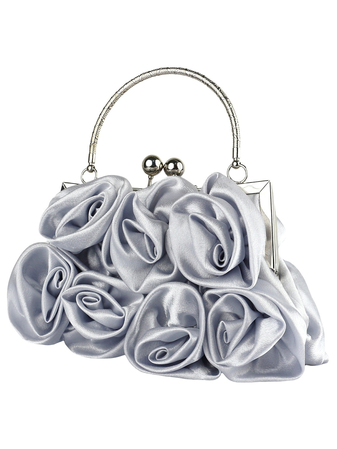 Solid Color Alloy Chain Handbags and Evening Bags in Polyester